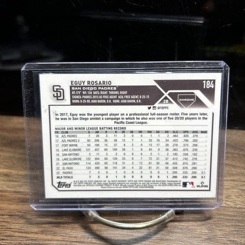 Cheap Sneaks Footwear/Sports Cards Baseball Card Eguy Rosario 2023 Topps Chrome Logofractor RC #63  San Diego Padres