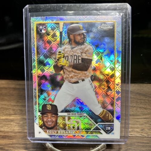 Cheap Sneaks Footwear/Sports Cards Baseball Card Eguy Rosario 2023 Topps Chrome Logofractor RC #63  San Diego Padres