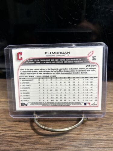 Cheap Sneaks Footwear/Sports Cards Baseball Card Eli Morgan 2022 Topps Chrome Cleveland Guardians Rookien Baseball Card