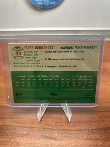 Cheap Sneaks Footwear/Sports Cards Baseball Card Elier Hernandez RC 2023 Topps Chrome Platinum Anniversary Texas Ranger
