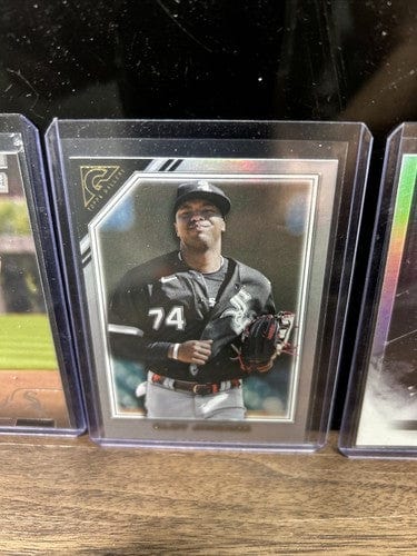 Cheap Sneaks Footwear/Sports Cards Baseball Card Eloy Jimenez Lot(3) White Sox 2022 Topps Gallery Rainbow Foil ,22 Topp