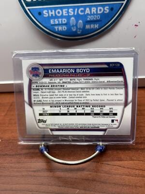 Cheap Sneaks Footwear/Sports Cards Baseball Card Emaarion Boyd 2023 1st Bowman Chrome Prosprects #BCP-128 Phillies