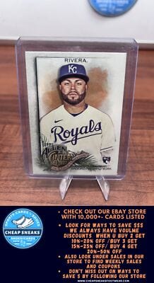 Cheap Sneaks Footwear/Sports Cards Baseball Card Emmanuel Rivera RC 2022 Topps Allen & Ginter Silver Portrait #157 Roya