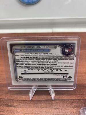 Cheap Sneaks Footwear/Sports Cards Baseball Card Enmanuel Bonilla 2024 Bowman Chrome Prospects #BCP-53 Toronto Blue Jay