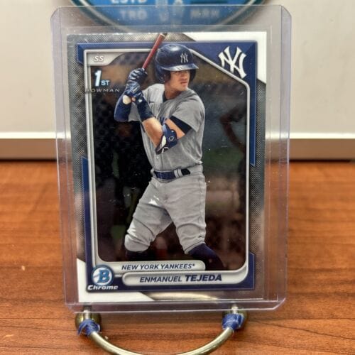 Cheap Sneaks Footwear/Sports Cards Baseball Card Enmanuel Tejeda 2024 1st Bowman Chrome Prospects #BCP-103 New York Yan
