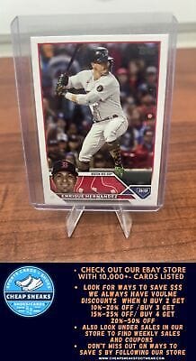 Cheap Sneaks Footwear/Sports Cards Baseball Card Enrique Hernandez 2023 Topps Boston Red Sox #497 Boston Red Sox