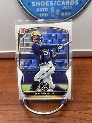 Cheap Sneaks Footwear/Sports Cards Baseball Card Eric Brown Jr. 2023 Bowman 1st Edition #BP-41 Milwaukee Brewers