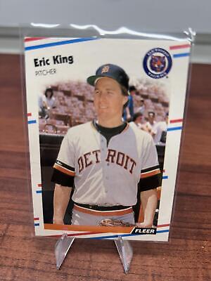 Cheap Sneaks Footwear/Sports Cards Baseball Card Eric King 1988 Fleer #60 Detroit Tigers