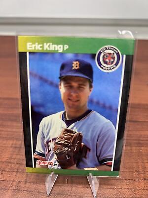 Cheap Sneaks Footwear/Sports Cards Baseball Card Eric King 1989 Donruss #535a Detroit Tigers