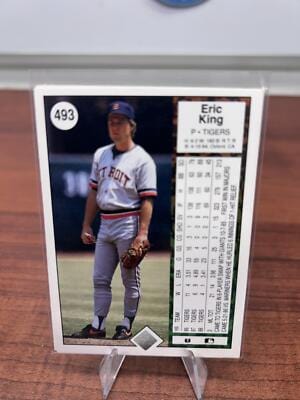 Cheap Sneaks Footwear/Sports Cards Baseball Card Eric King 1989 Upper Deck #493 Detroit Tigers