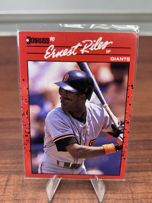 Cheap Sneaks Footwear/Sports Cards Baseball Card Ernest Riles 1990 Donruss #131 San Francisco Giants