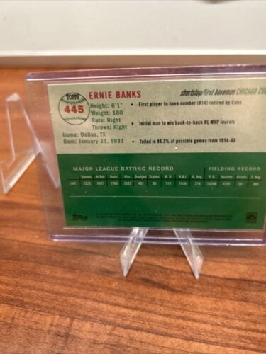 Cheap Sneaks Footwear/Sports Cards Baseball Card Ernie Banks  2023 Topps Chrome Platinum Anniversary  Chicago Cubs #445