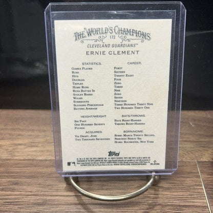 Cheap Sneaks Footwear/Sports Cards Baseball Card ERNIE CLEMENT 2022 Topps Allen & Ginter ROOKIE RC Card #172