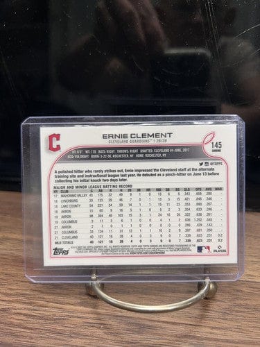 Cheap Sneaks Footwear/Sports Cards Baseball Card Ernie Clement 2022 Topps Chrome Cleveland Guardians Rookie Baseball Ca