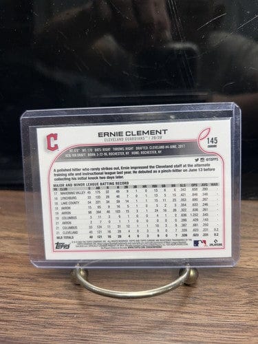 Cheap Sneaks Footwear/Sports Cards Baseball Card Ernie Clement 2022 Topps Chrome Sepia Refractor Guardians Rookie Bball