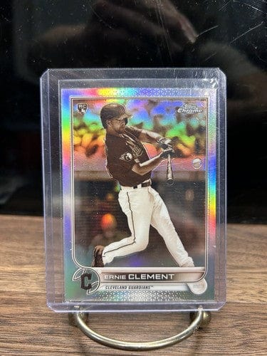 Cheap Sneaks Footwear/Sports Cards Baseball Card Ernie Clement 2022 Topps Chrome Sepia Refractor Guardians Rookie Bball