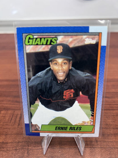 Cheap Sneaks Footwear/Sports Cards Baseball Card Ernie Riles 1990 Topps #732 San Francisco Giants