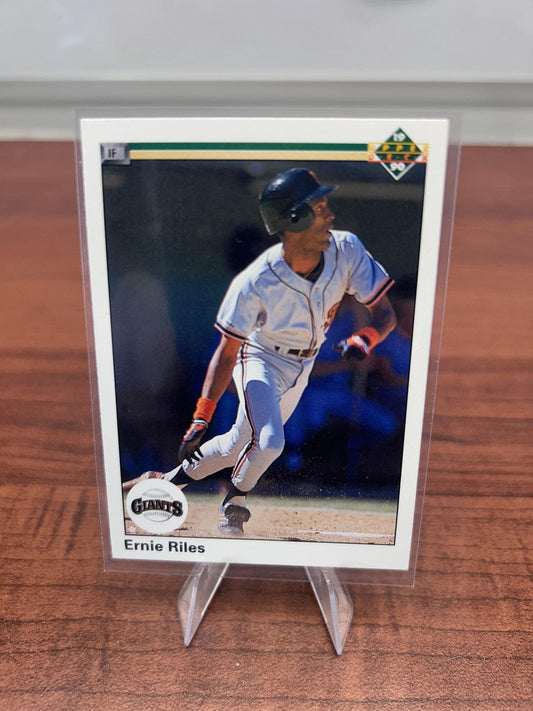 Cheap Sneaks Footwear/Sports Cards Baseball Card Ernie Riles 1990 Upper Deck #378 San Francisco Giants
