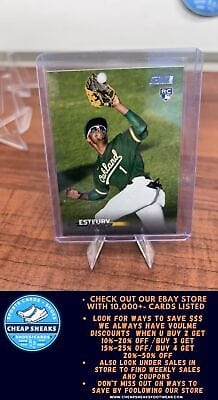 Cheap Sneaks Footwear/Sports Cards Baseball Card Esteury Ruiz RC 2023 Stadium Club #247 Oakland Athletics
