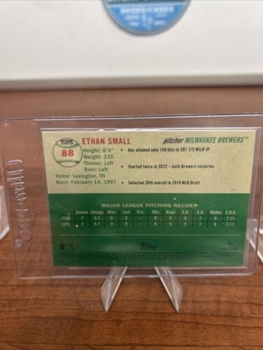 Cheap Sneaks Footwear/Sports Cards Baseball Card Ethan Small RC 2023 Topps Chrome Platinum Anniver Toile Rose Gold  59/