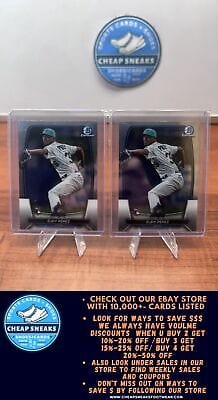 Cheap Sneaks Footwear/Sports Cards Baseball Card Eury Pérez (RC) 2023 Bowman Chrome #90  Marlins + Bonus Card