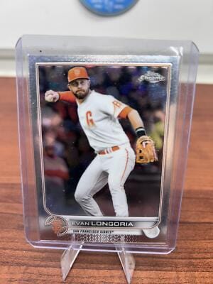 Cheap Sneaks Footwear/Sports Cards Baseball Card Evan Longoria 2022 Topps Chrome Baseball Card  #54 San Francisco Giant