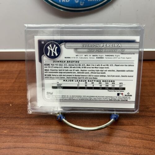 Cheap Sneaks Footwear/Sports Cards Baseball Card Everson Pereira 2024 Bowman RC Card #93 New York Yankees