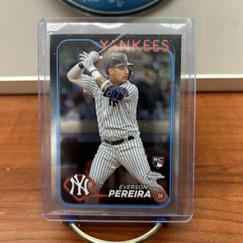 Cheap Sneaks Footwear/Sports Cards Baseball Card Everson Pereira 2024 Topps Chrome RC Baseball Card #238 New York Yanke