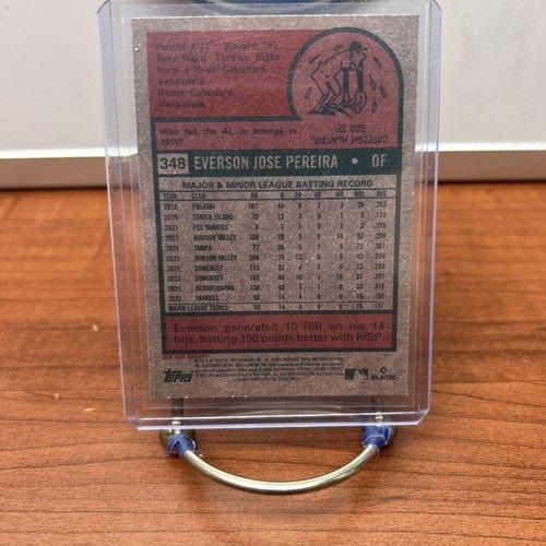 Cheap Sneaks Footwear/Sports Cards Baseball Card EVERSON PEREIRA 2024 TOPPS HERITAGE #348 Baseball YANKEES RC NEW
