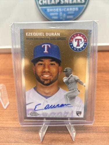 Cheap Sneaks Footwear/Sports Cards Baseball Card Ezequiel Duran 2023 Topps Chrome Platinum Anniversary Rookie Auto Rang