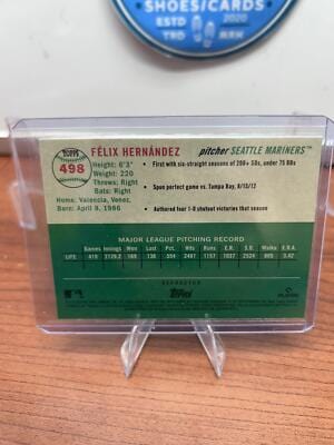Cheap Sneaks Footwear/Sports Cards Baseball Card Félix Hernández 2023 Topps Chrome Platinum Anniversary Refractor #49