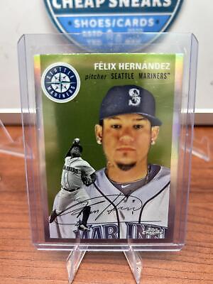 Cheap Sneaks Footwear/Sports Cards Baseball Card Félix Hernández 2023 Topps Chrome Platinum Anniversary Refractor #49