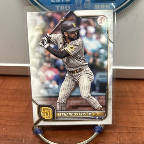 Cheap Sneaks Footwear/Sports Cards Baseball Card Fernando Tatis Jr. 2022 Bowman #34 San Diego Padres