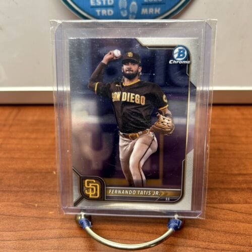 Cheap Sneaks Footwear/Sports Cards Baseball Card Fernando Tatis Jr. 2022 Bowman Chrome #83 San Diego Padres