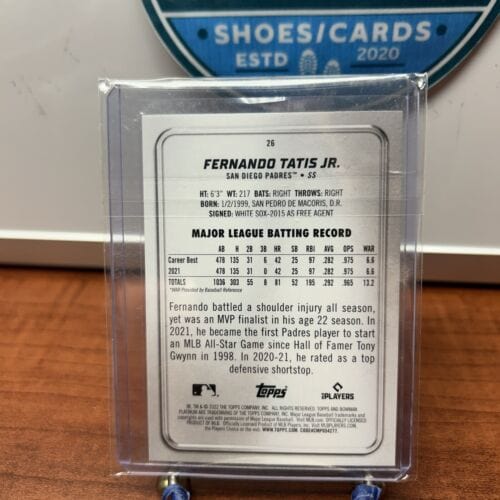 Cheap Sneaks Footwear/Sports Cards Baseball Card Fernando Tatis Jr. 2022 Bowman Platinum Card #26 San Diego Padres