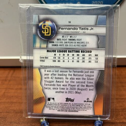 Cheap Sneaks Footwear/Sports Cards Baseball Card Fernando Tatis Jr. 2023 Bowman Platinum Card #56 San Diego Padres