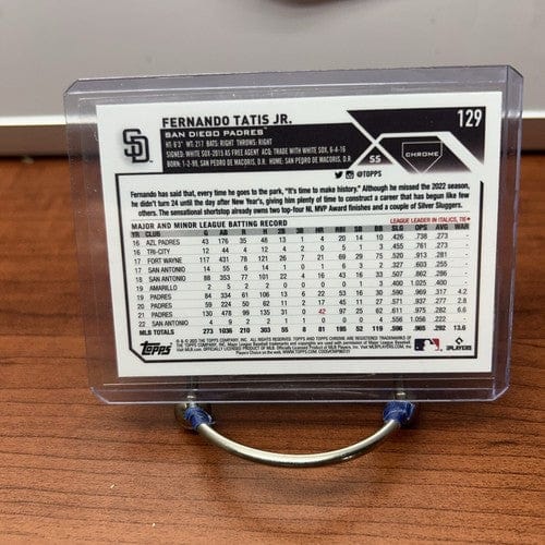 Cheap Sneaks Footwear/Sports Cards Baseball Card Fernando Tatis Jr. 2023 Topps Chrome Baseball Card #129 San Diego Padr