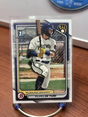 Cheap Sneaks Footwear/Sports Cards Baseball Card Filippo Di Turi 2024 Bowman Prospects #BP-101 Milwaukee Brewers