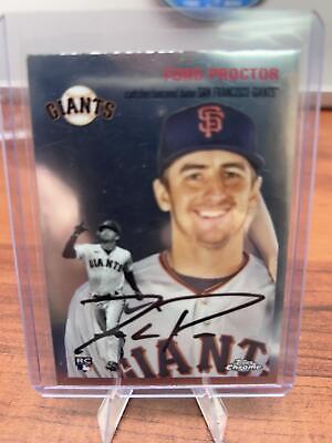 Cheap Sneaks Footwear/Sports Cards Baseball Card Ford Proctor RC 2023 Topps Chrome Platinum Anniversary #169 San Franci