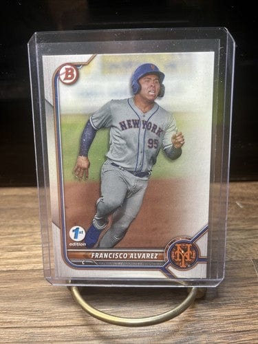 Cheap Sneaks Footwear/Sports Cards Baseball Card Francisco Alvarez 2022 Bowman First Edition # BPPF-53 Base New York Me