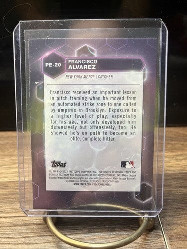 Cheap Sneaks Footwear/Sports Cards Baseball Card Francisco Alvarez 2022 Bowman Platinum Precious Elements Prospect Card