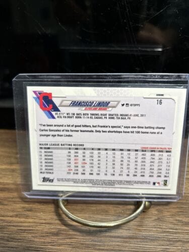 Cheap Sneaks Footwear/Sports Cards Baseball Card Francisco Lindor  2021 Topps Chrome Cleveland Indians/Guardians Baseba