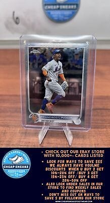 Cheap Sneaks Footwear/Sports Cards Baseball Card Francisco Lindor 2022 Topps Chrome #166 New York Mets