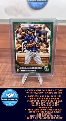 Cheap Sneaks Footwear/Sports Cards Baseball Card Francisco Lindor 2022 Topps Gypsy Queen Green #208 New York Mets