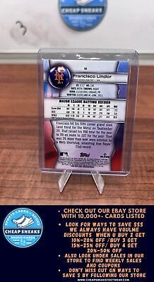 Cheap Sneaks Footwear/Sports Cards Baseball Card Francisco Lindor 2023 Bowman Platinum #66 New York Mets