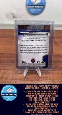 Cheap Sneaks Footwear/Sports Cards Baseball Card Francisco Lindor 2023 Bowman's Best #32 New York Mets