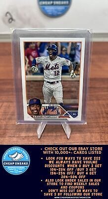 Cheap Sneaks Footwear/Sports Cards Baseball Card Francisco Lindor 2023 Topps #450 New York Mets