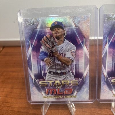 Cheap Sneaks Footwear/Sports Cards Baseball Card Francisco Lindor 2023 Topps Series 1  Stars Of MLB Refractor Card #SML