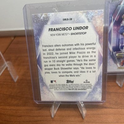 Cheap Sneaks Footwear/Sports Cards Baseball Card Francisco Lindor 2023 Topps Series 1  Stars Of MLB Refractor Card #SML
