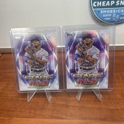 Cheap Sneaks Footwear/Sports Cards Baseball Card Francisco Lindor 2023 Topps Series 1  Stars Of MLB Refractor Card #SML